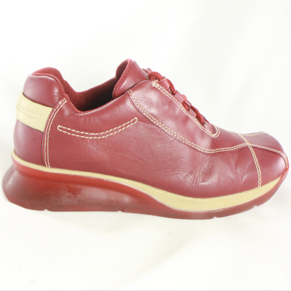 WANTED Shoes Justice Red Lace Up Platform Sneak3rs - Picture 6 of 8